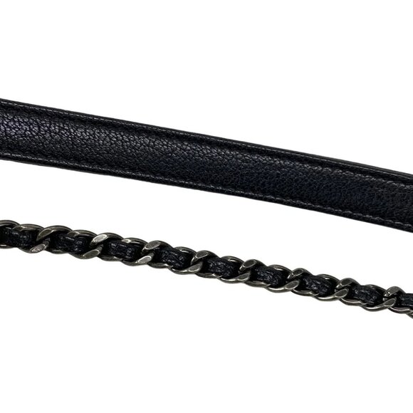 CHANEL V-Stitching (Chevron)/2.55/Gabriel Flap - Black Dark Navy - Picture 14 of 16